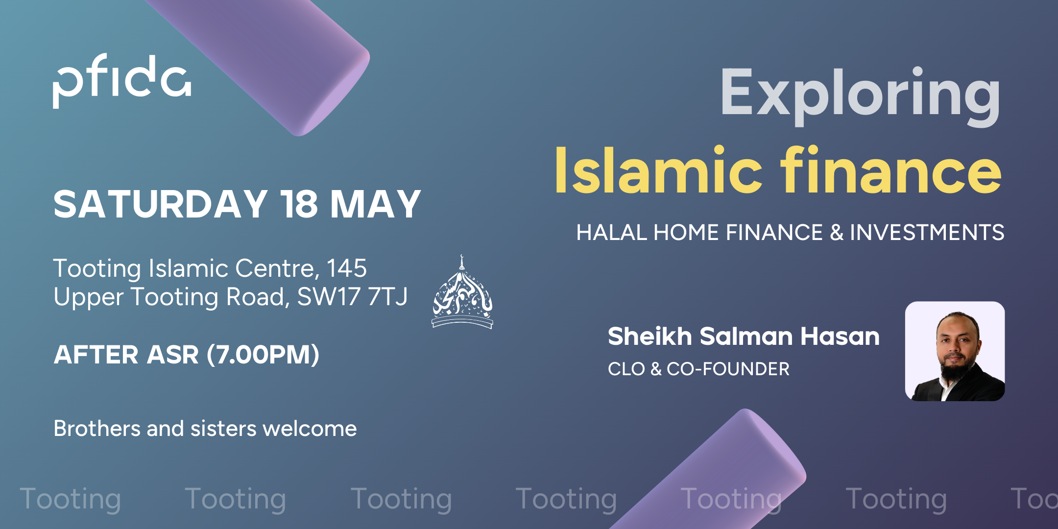 Exploring Islamic finance in Tooting